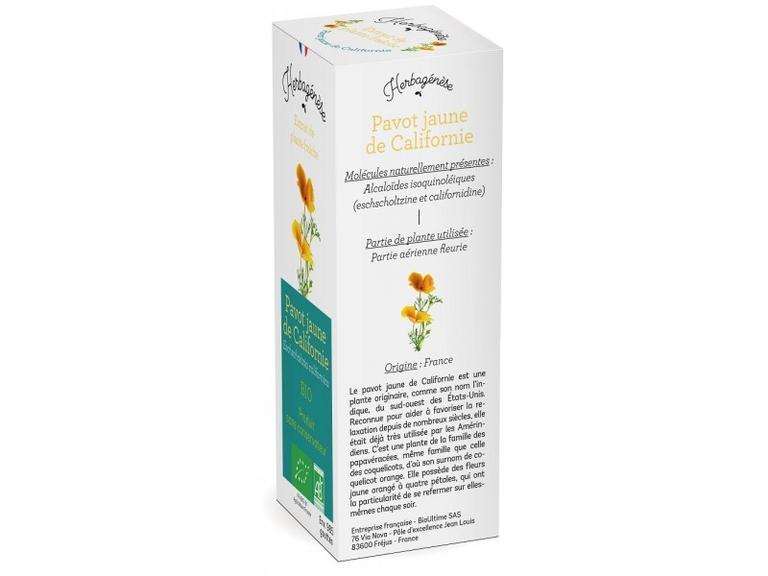 Pavot jaune de Californie Bio Extrait de plante fraîche