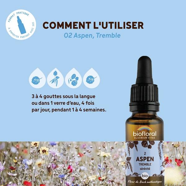 Fleur de Bach Aspen N°2 Bio