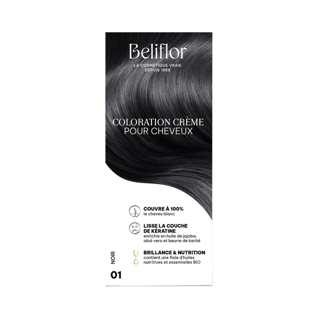Coloration Crème 01 noir