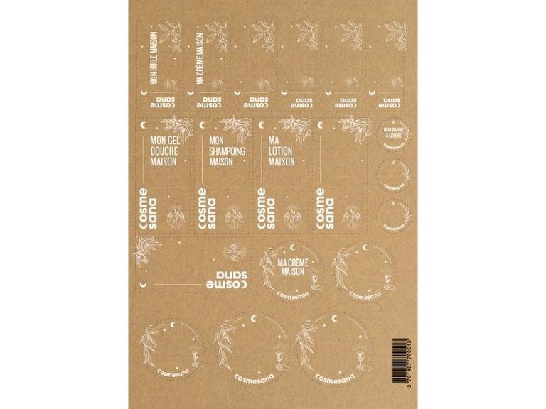 Planche d'étiquettes A4 multi-formats