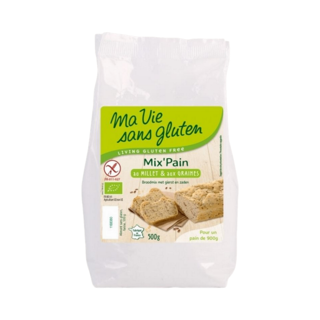 Préparation pain millet et graines Bio