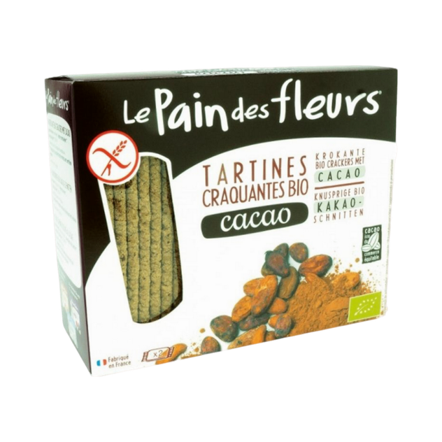 Tartines craquantes cacao Bio