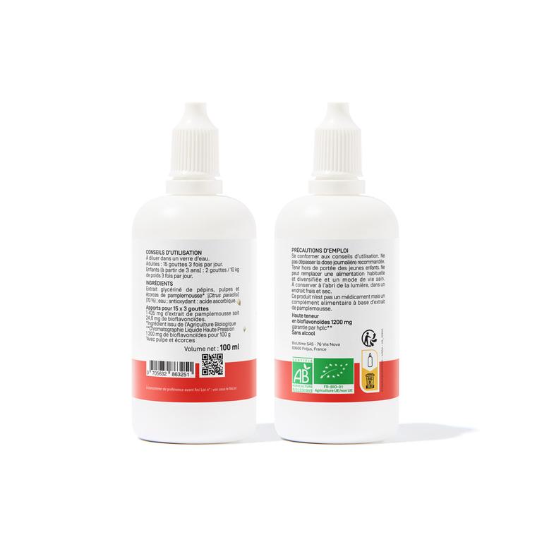 Extrait Pépin de Pamplemousse (EPP) 1200 Bio liquide