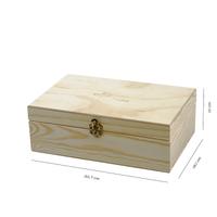 Coffret de rangement en bois pour 50 flacons