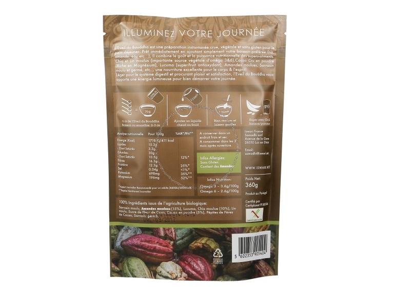 Eveil du Bouddha cacao Bio