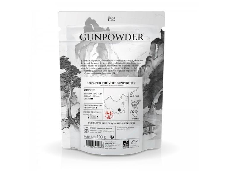 Thé vert Gunpowder Bio