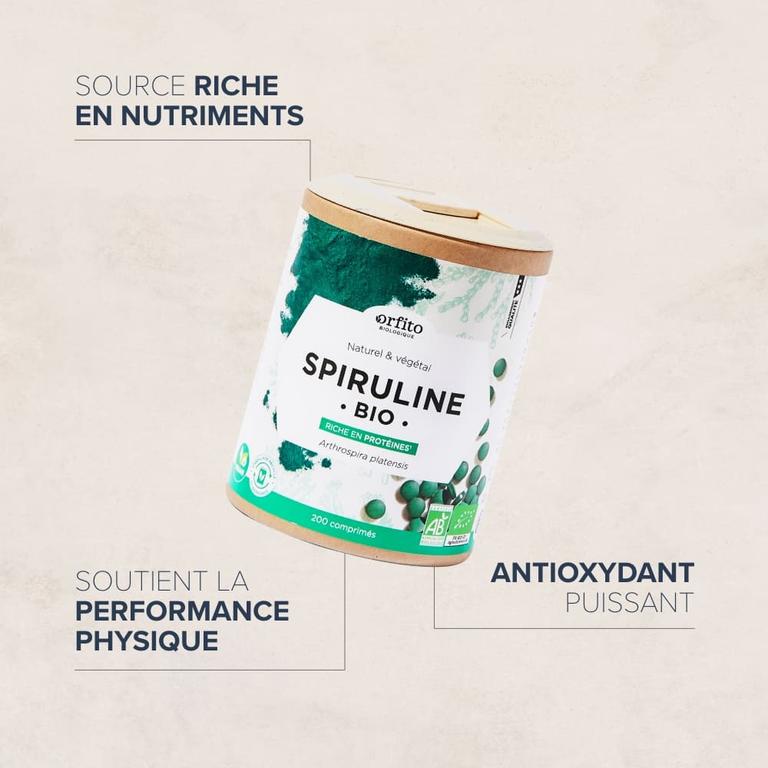 Spiruline Bio 500 mg