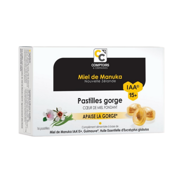 Pastilles coeur fondant Miel de Manuka IAA15+