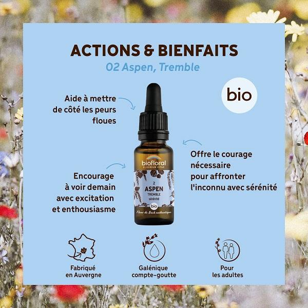 Fleur de Bach Aspen N°2 Bio