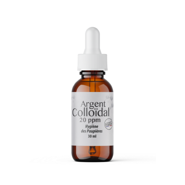 Lotion pour les Yeux Argent Colloïdal 20PPM