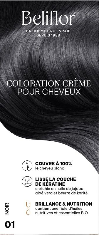 Coloration Crème 01 noir
