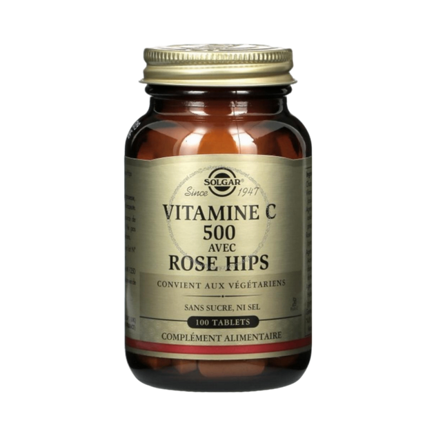 Vitamine C avec Rose Hips 500 mg
