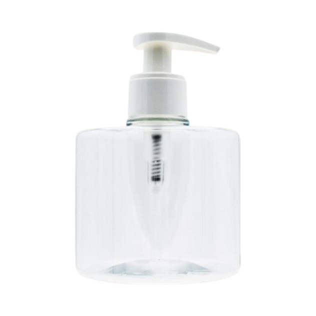 Flacon en Plastique Cristal et Pompe Savon