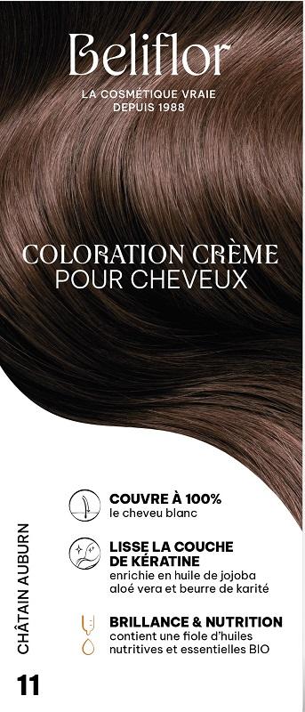 Coloration Crème 11 châtain auburn