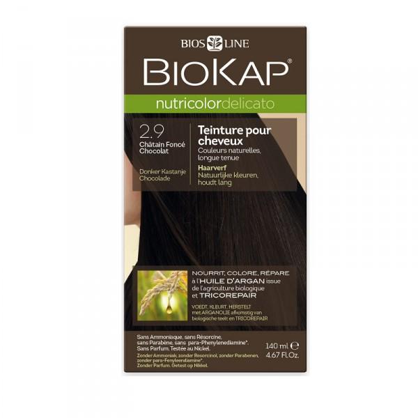 Coloration nutricolor delicato 2.9 châtain foncé chocolat