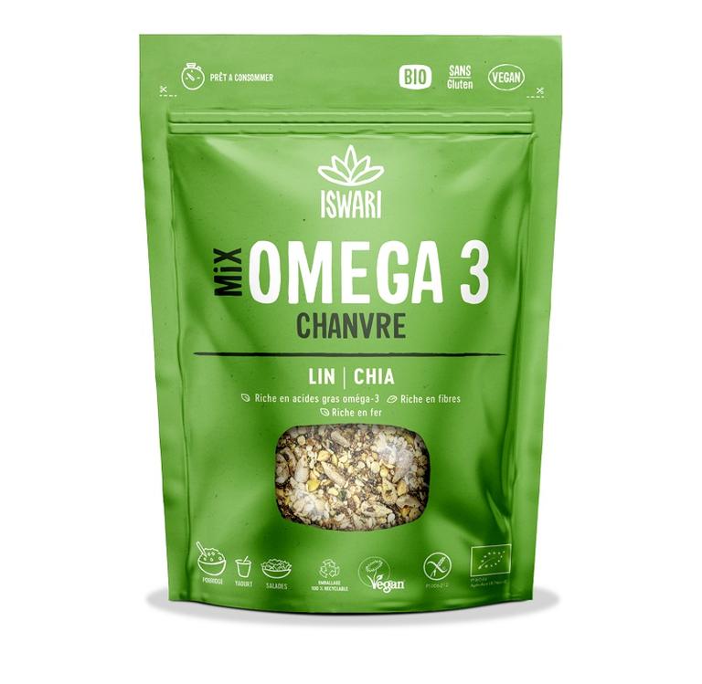 Mix Oméga 3 chanvre et graines Bio