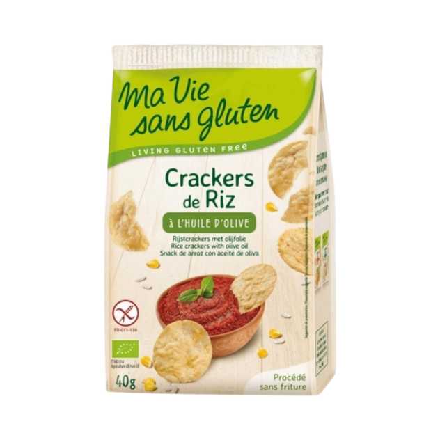 Crackers de riz à l'huile d'olive Bio