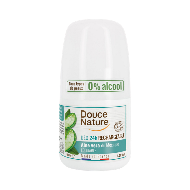 Déodorant roll-on rechargeable aloe