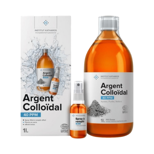 Argent colloïdal 40 ppm