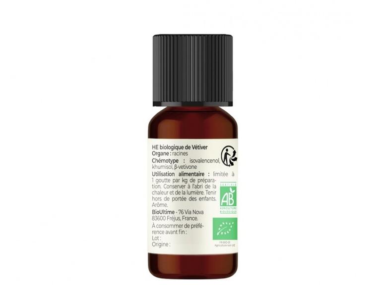 Huile essentielle Vétiver Bio