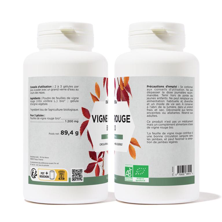 Vigne rouge Bio