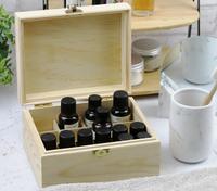 Coffret de rangement en bois pour 22 flacons