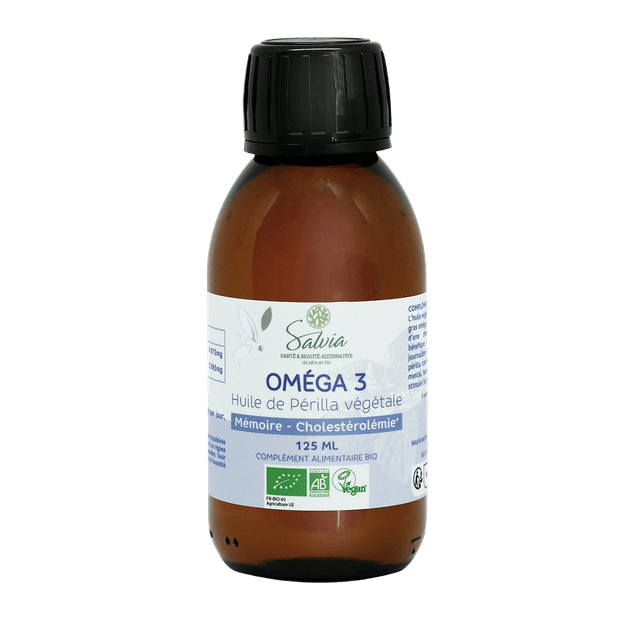 Oméga 3 Huile de Périlla végétale bio