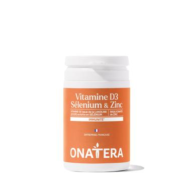 Vitamine D3 2000 UI, Sélénium & Zinc