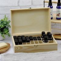 Coffret de rangement en bois pour 50 flacons