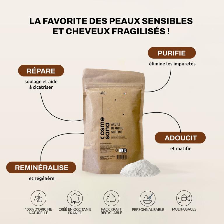 Argile Blanche Surfine