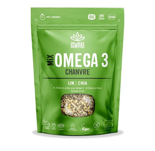 Mix Oméga 3 chanvre et graines Bio
