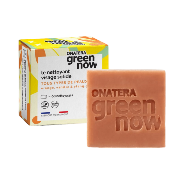 Le Nettoyant Visage Solide Tous Types de Peaux Orange, Vanille & Ylang-Ylang