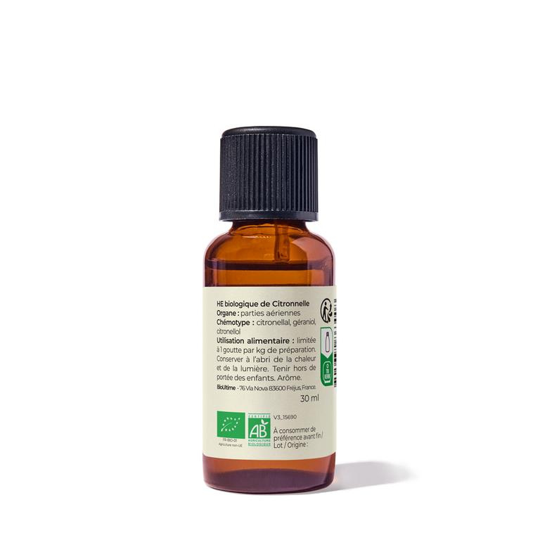 Huile essentielle Citronnelle Bio