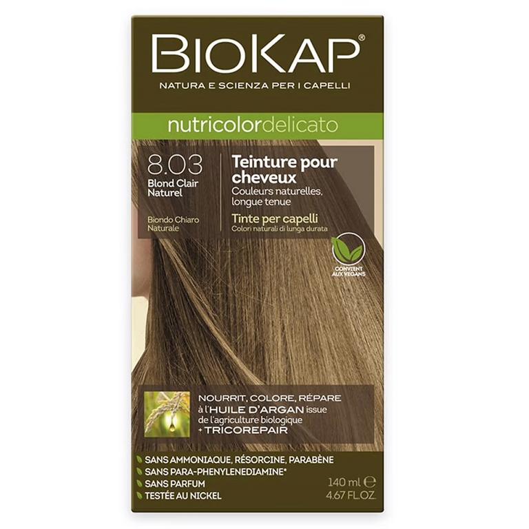 Coloration delicato 8.03 blond clair naturel
