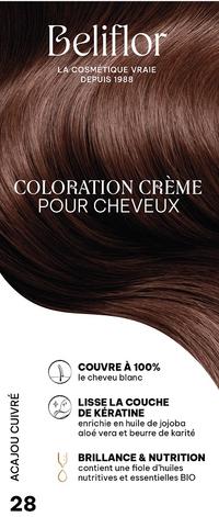 Coloration Crème 28 acajou cuivré