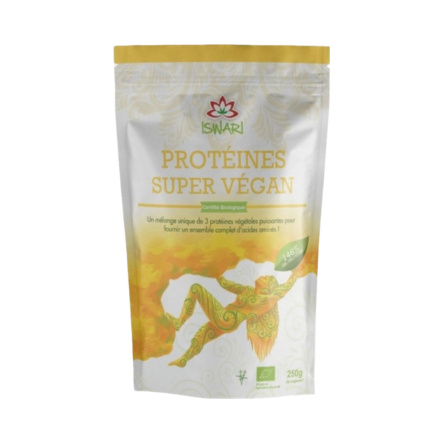 Protéines Super Vegan riz, pois, chanvre Bio