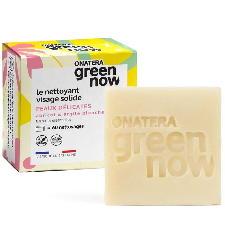 Le Nettoyant Visage Solide Peaux Délicates Abricot & Argile Blanche