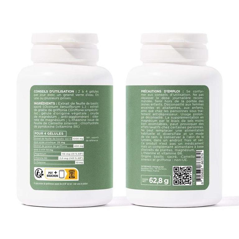 Basilic sacré 1000 mg complexe fort