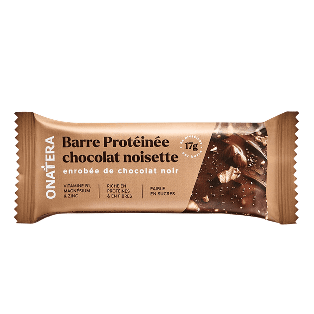 Barre protéinée chocolat noisette