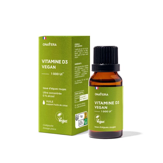Vitamine D3 1000 UI vegan