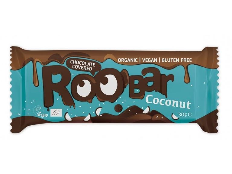 Barre noix de coco enrobée de chocolat noir Bio
