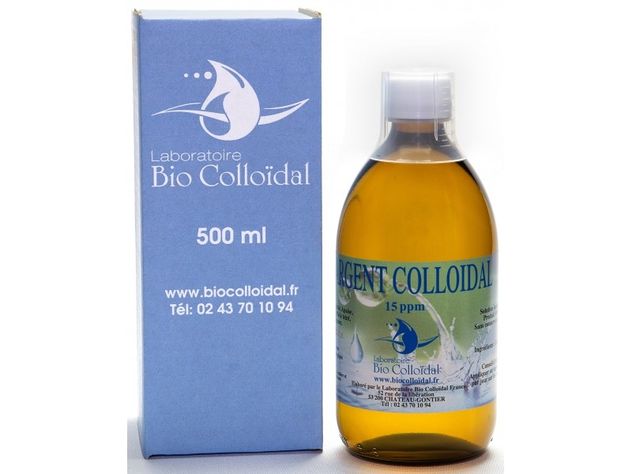 Argent colloidal 15 ppm