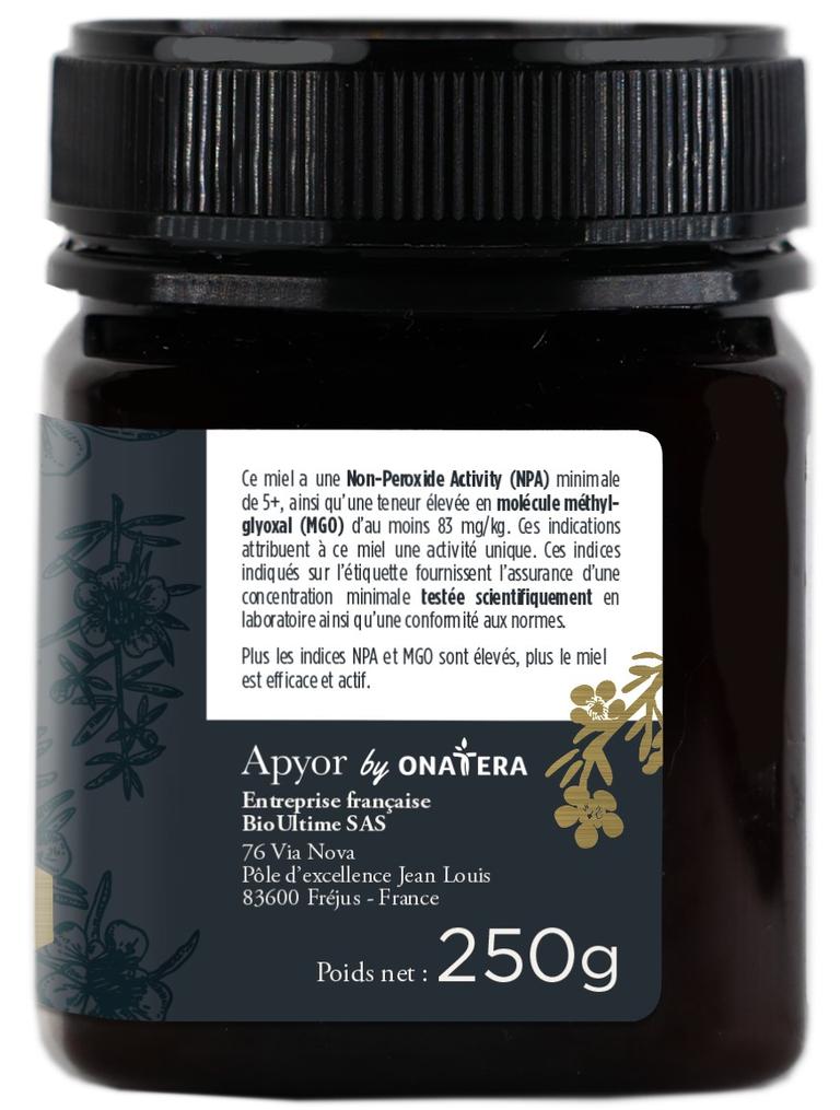 Miel de Manuka sauvage NPA 5+