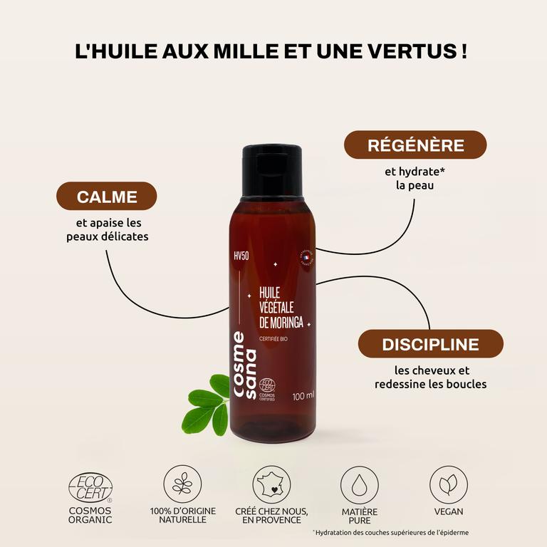 Huile Végétale de Moringa Bio