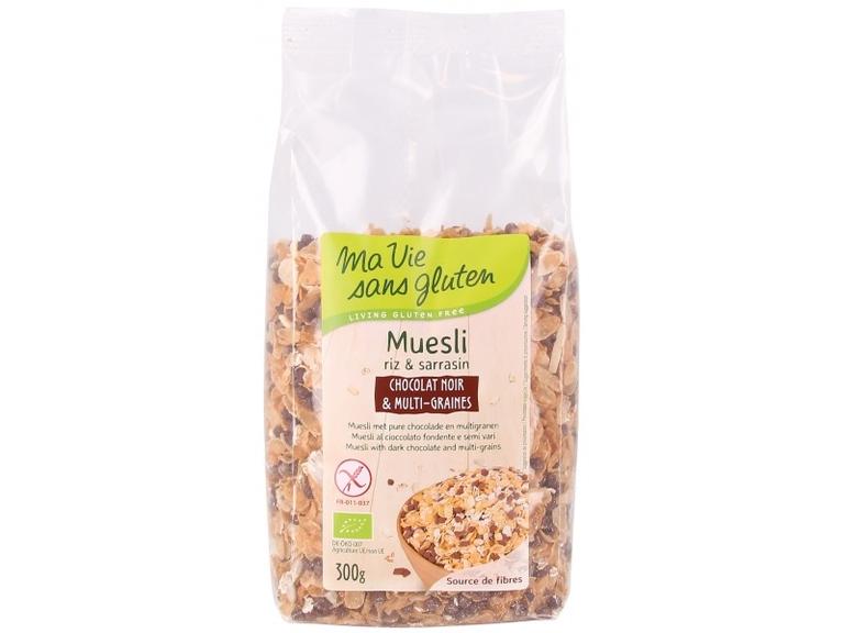 Muesli chocolat noir & multi-graines Bio