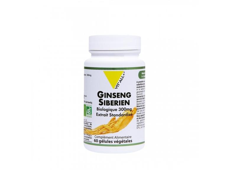 Ginseng Sibérien Bio 300 mg