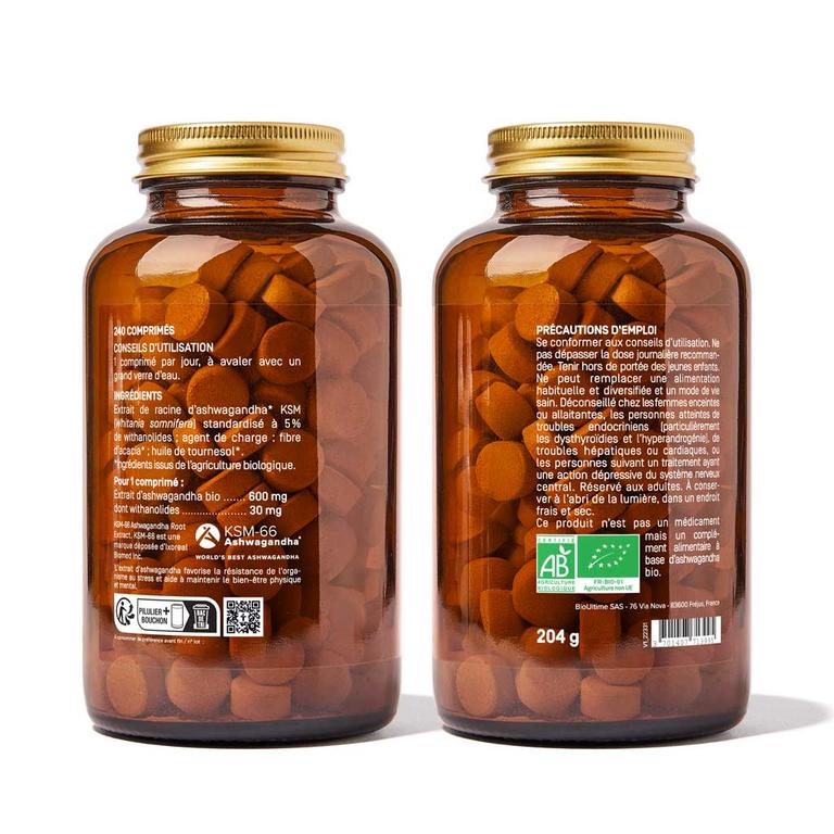 Ashwagandha KSM-66® bio 600 mg