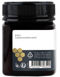 Miel de Manuka sauvage NPA 20+