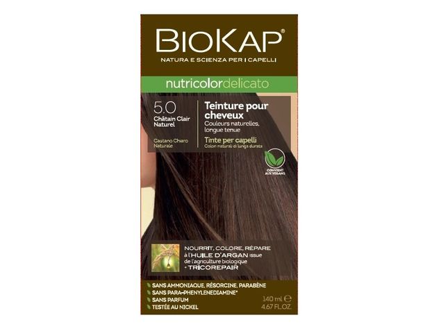 Coloration nutricolor delicato 5.0 châtain clair naturel
