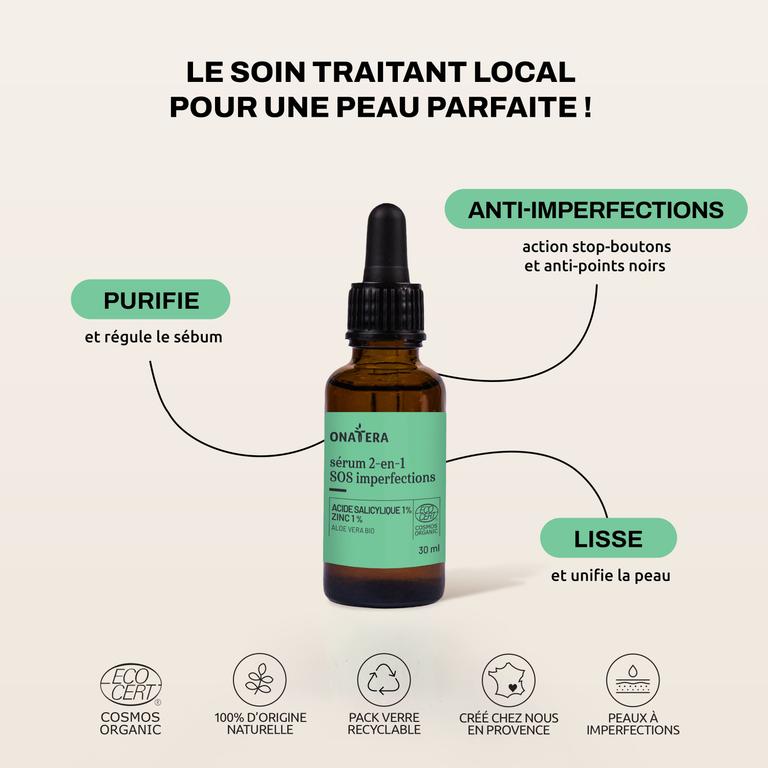 Sérum 2-en-1 SOS Imperfections à l'Acide Salicylique